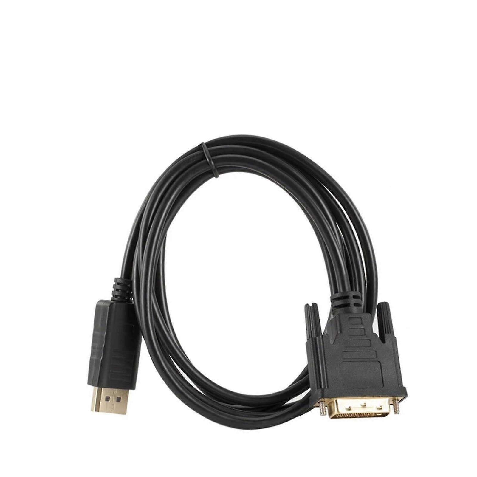 1.8M Professional DP to DVI Converter Cord Display Port to Male DVI-D 24+1Pin Male Monitor Display Adapter Cable