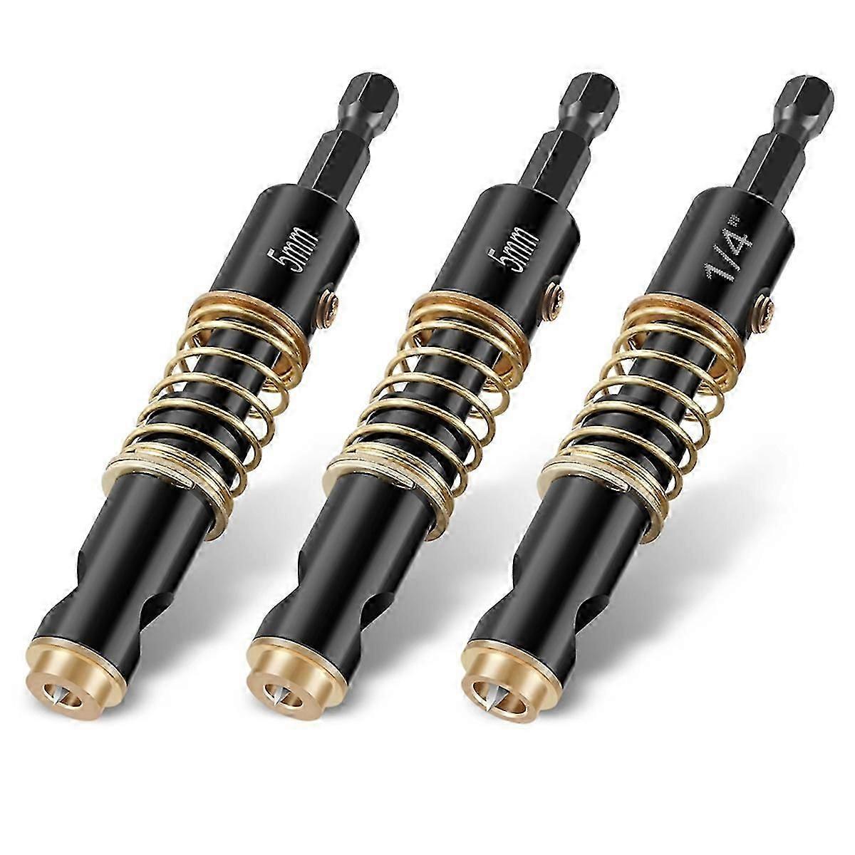 Hinge Drill Bit Set Solid Drilling Hinge Drill Bits Stable Door Hinge Drill Bit Fast Replacing Hex Shank Center