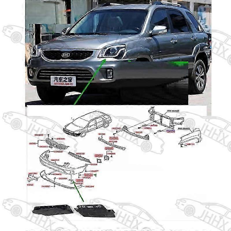 Compatible Sportage Sportage 2008 2009 2010-2012 Front Bumper Headlight Bracket Fixed Bracket Headlight Bracket