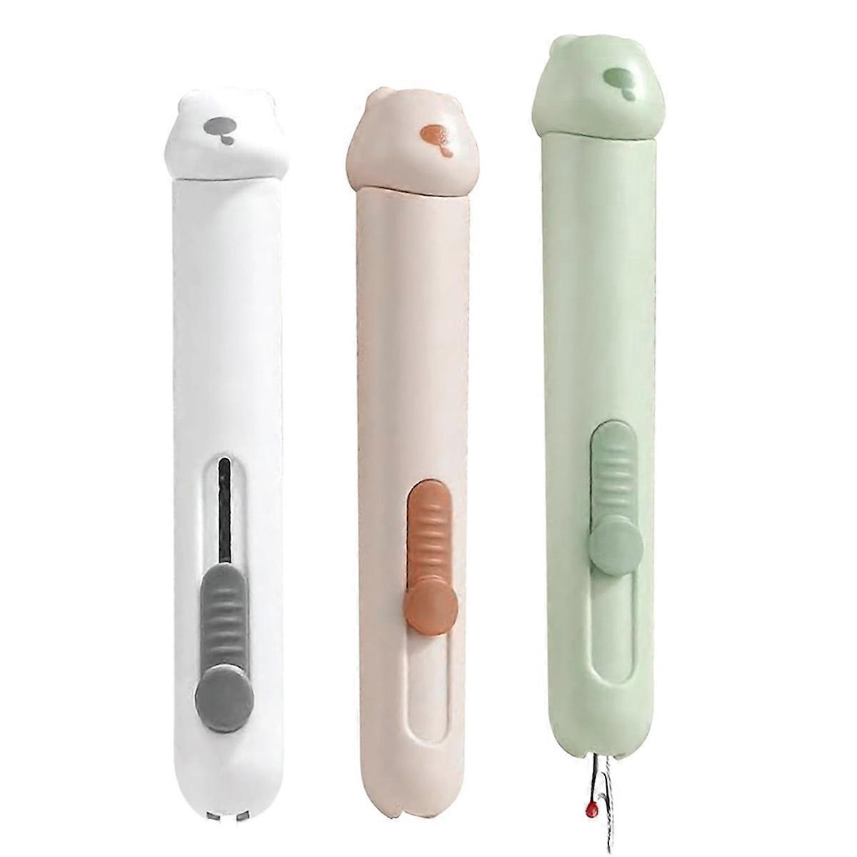 2-in-1 Automatic Needle Threaders Seam Ripper,Needle Threaders