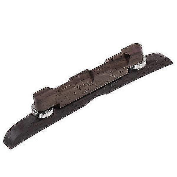 Adjustable Solid Wood Mandolin Bridge for Custom Fit