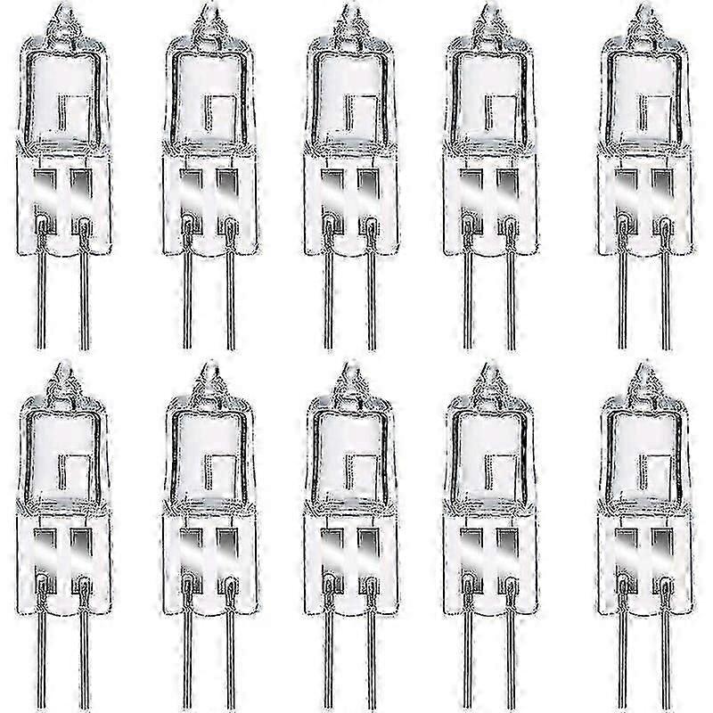 Ampoules halogènes G4 35w 12v, blanc chaud 2800k, capsule transparente dimmable 10 pièces-QH