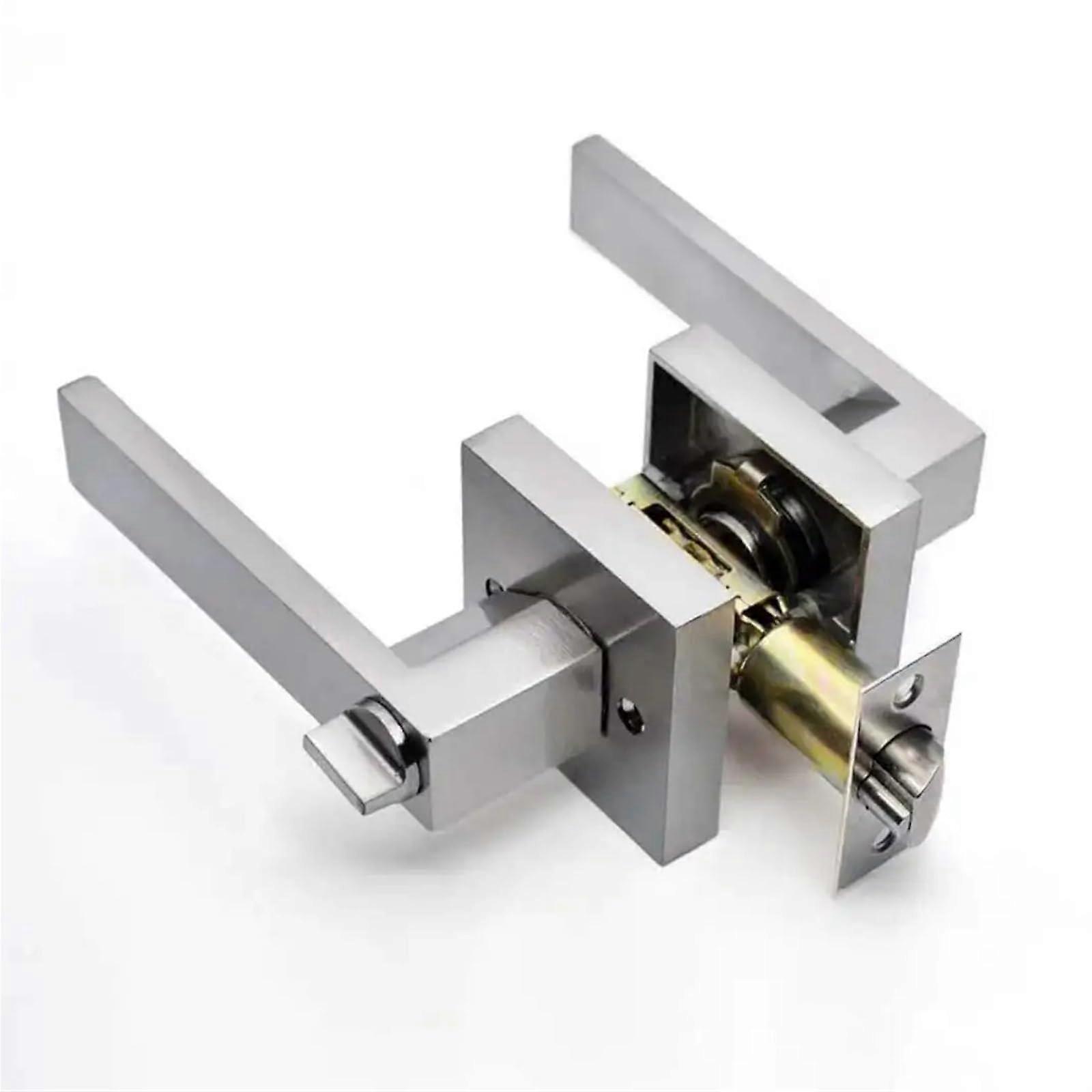 Door Lock Handle Lock Zinc Alloy Handle Lock Three-Pole Spherical Door Lock 1Pcs(Style 1)
