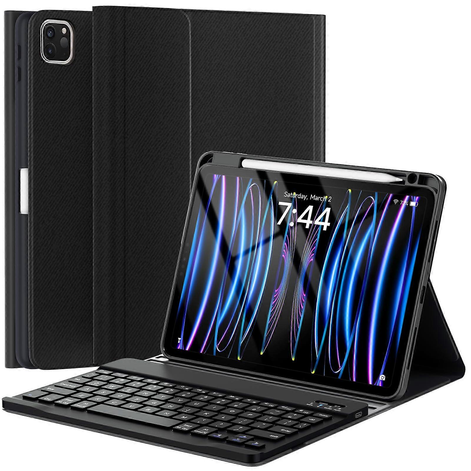 Compatible with iPad Air 11 inch M2/ 10.9'' Air 5th/4th/ Pro 11 4th/3rd/2nd/1st Gen Case with Keyboard