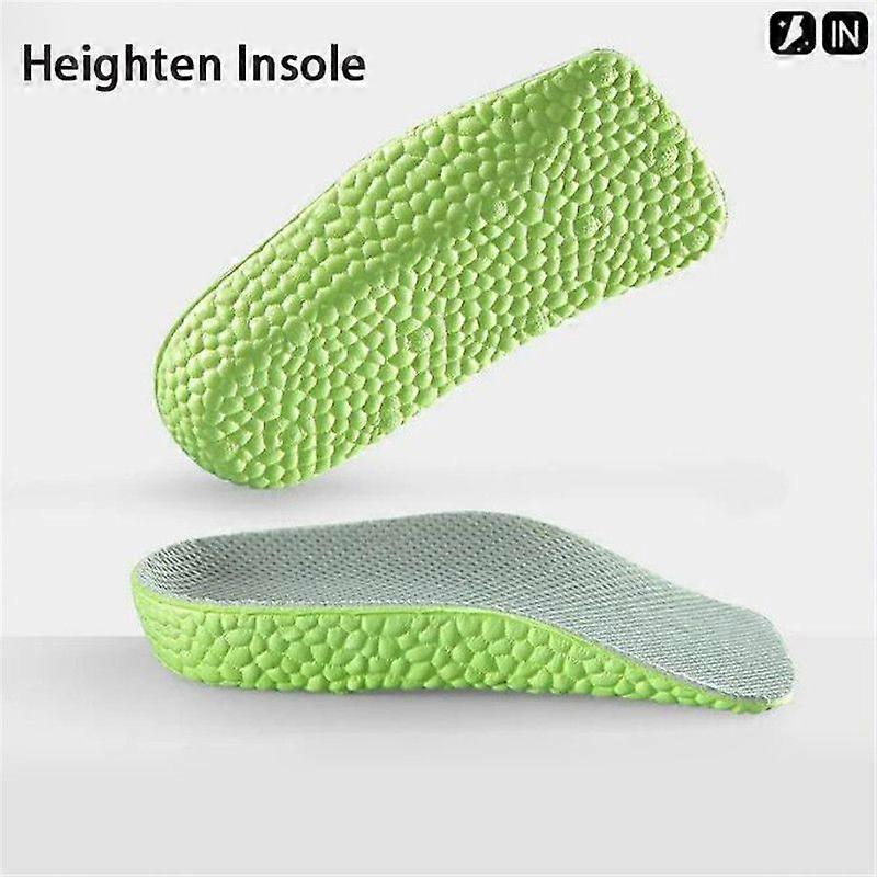 Heightening Running Insole Shoes Pads Popped Rice Increase Taller Breathable Soft Hiking Protects Knees Templates Feet Men Women| |