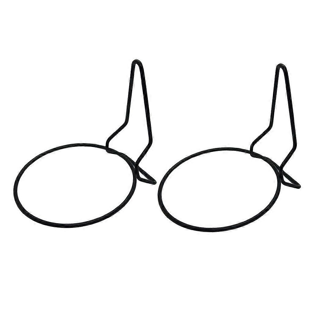 2xWall المثبتة على الحائط وعاء شماعات حامل رف في الهواء الطلق حلقات الحديد بين قوسين 15 سم