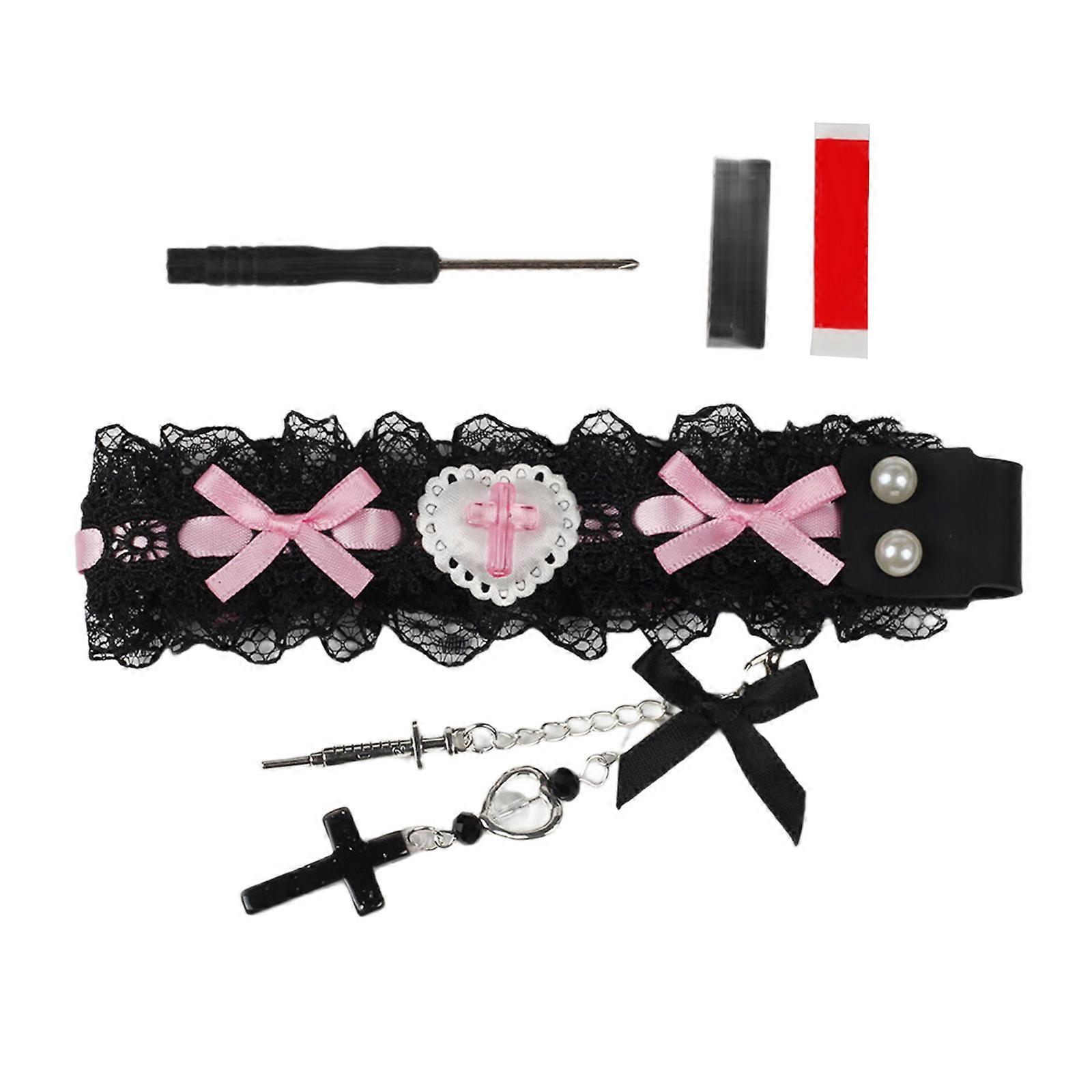 Ergonomic Lace Fabric Keyboard Strap Adhesive Keyboard Ribbon With Easy Attach &Detach Design For Comfortable Carrying