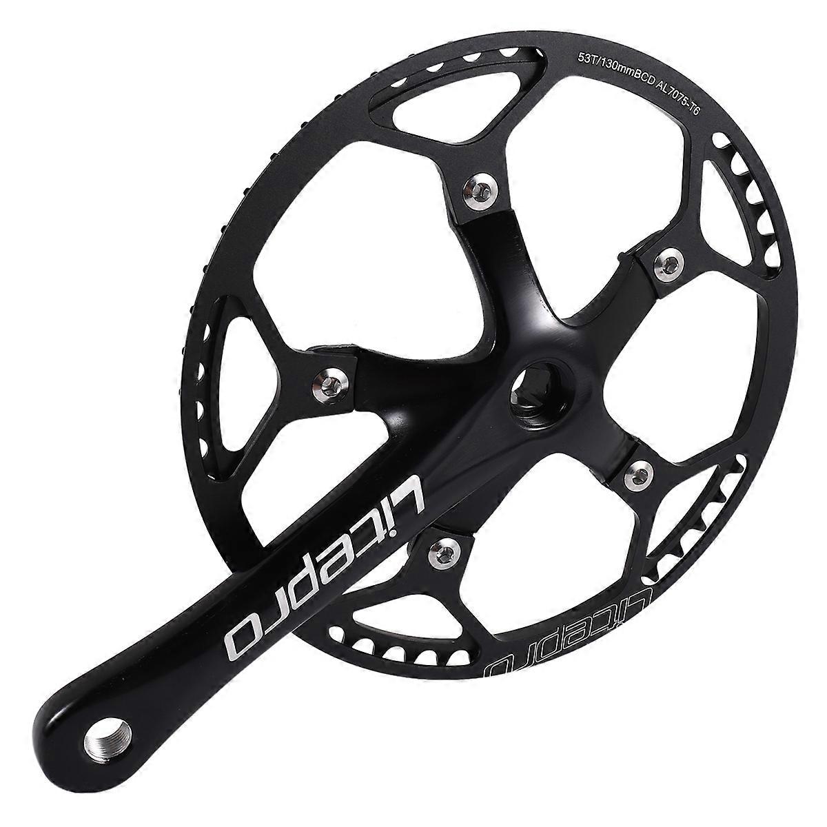Single Speed Crankset 53T 170mm Crankarms Folding Bike Crankset