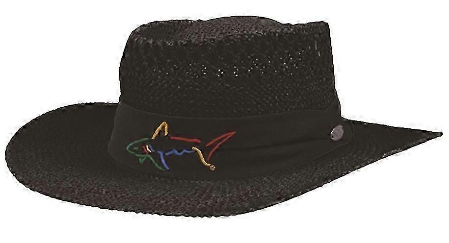 Norman Straw Hat Golf Signature Fedora Wide Brim