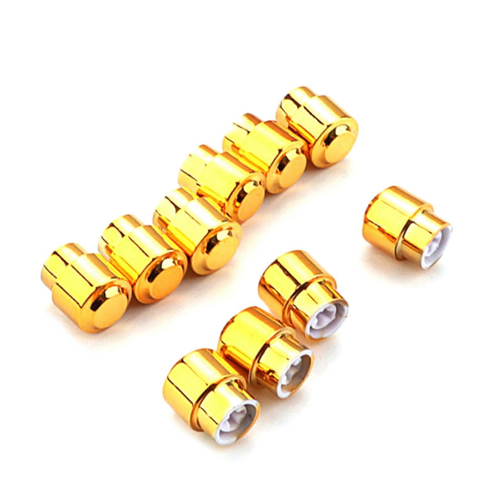 10stk elektrisk guitar bas kontrol knap pickup switch tip cap knap potentiometer cap guld plast kuppel knapper udskiftning