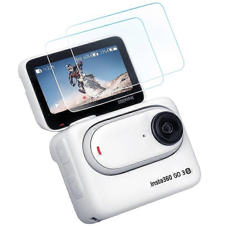 SUNNYLIFE G3S-BHM829 2Pcs Compatible For Insta360 GO 3 / GO 3S Camera Screen Protector Tempered Glass Film