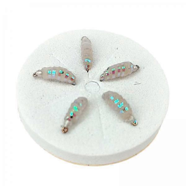 3x5Pcs Fliegenfischen Köder Forelle Köder Tragbare Hohe Simulation Künstliche Köder Größe 14