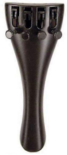 Black Metal Tailpiece with Black Tensioners and String Holder for Violin