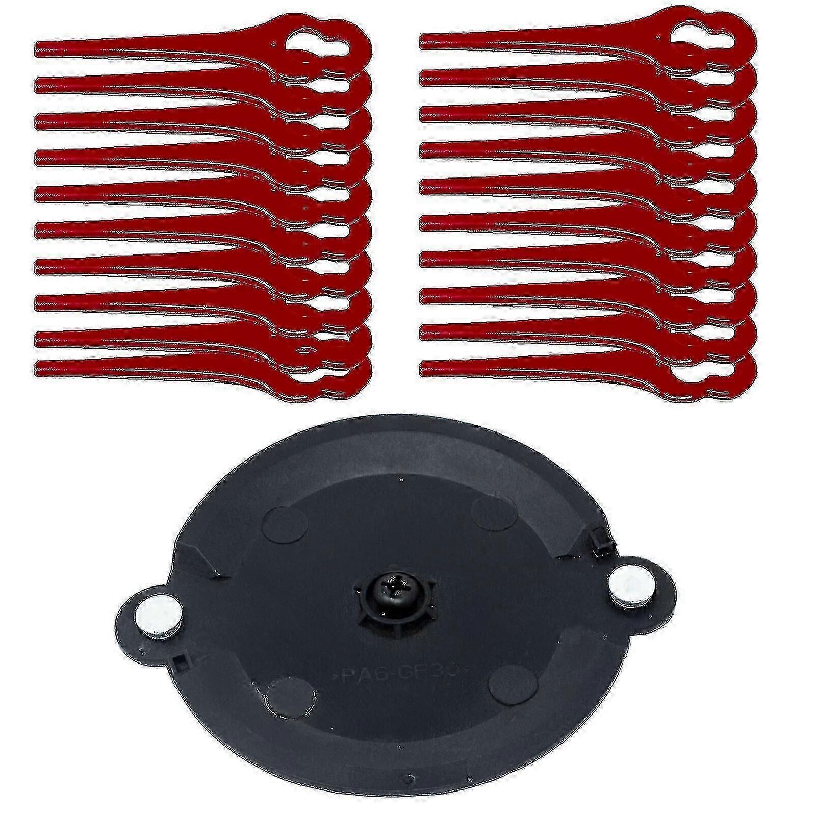 20pcs Lawn Mower Trimmer Blade For Parkside Grass Replacement Blade Cutting Disc Fits For Prta 20li A1311046 Garden Power Tools