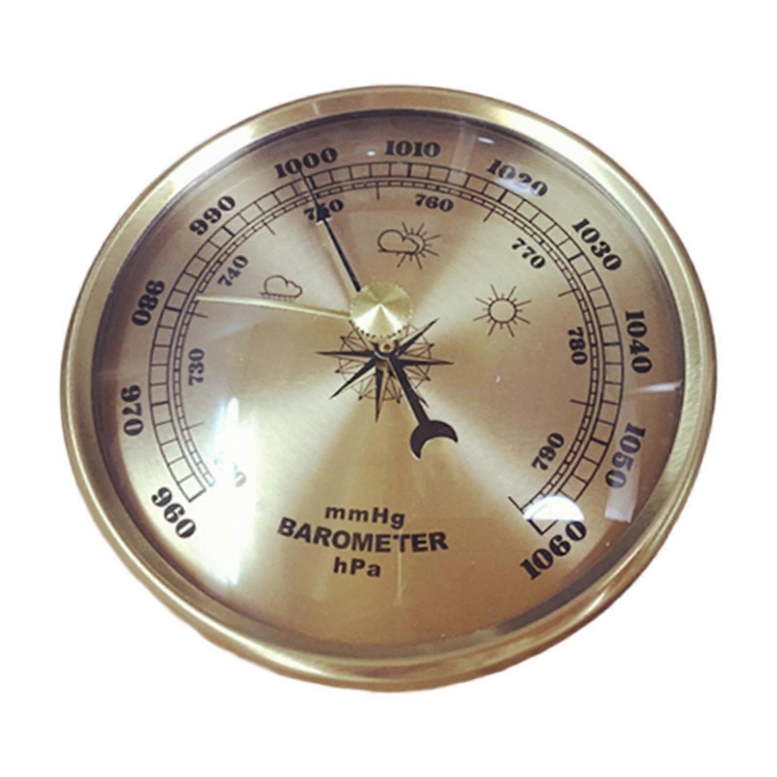 Analog Pressure Gauge with Round Dial for Fishing, Waterproof, Durable Design, Accurate Measurement, Portable Size