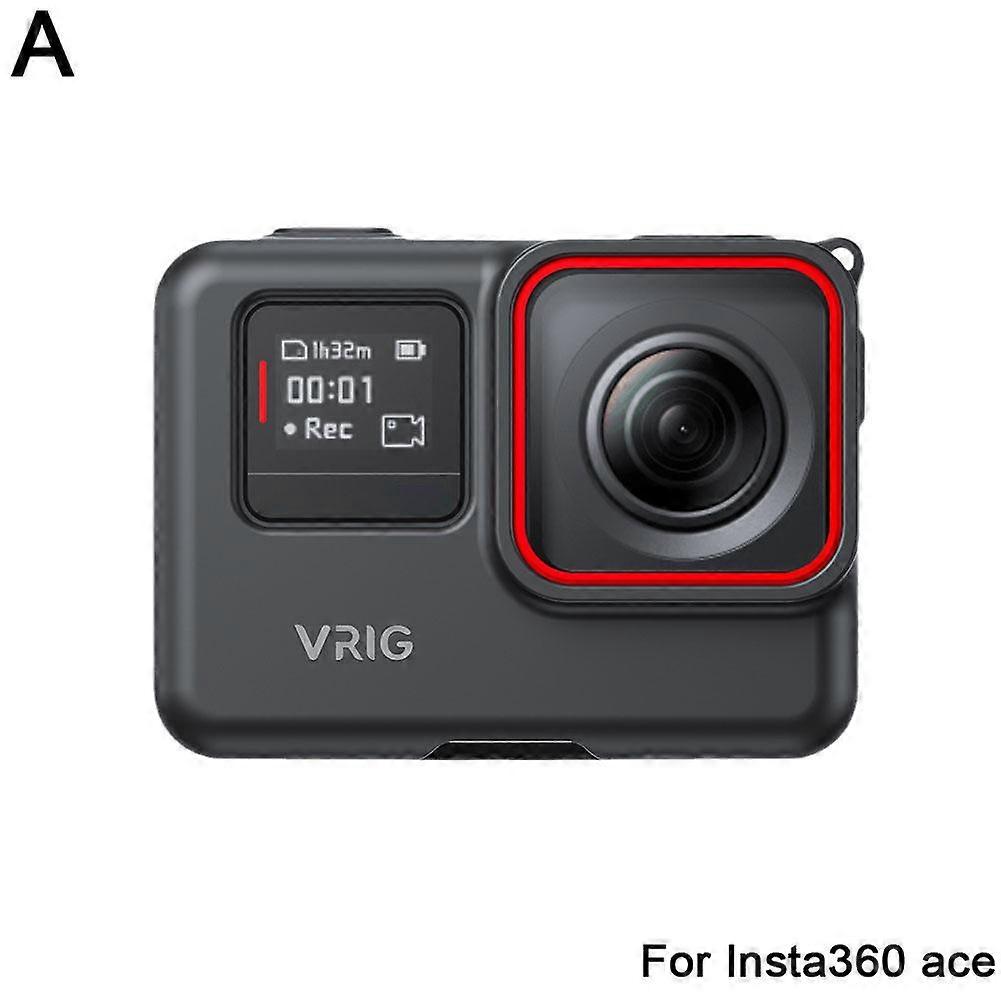Black (A) For ACE$For insta360 ACE&Pro AI sports camera silicone case for sports camera