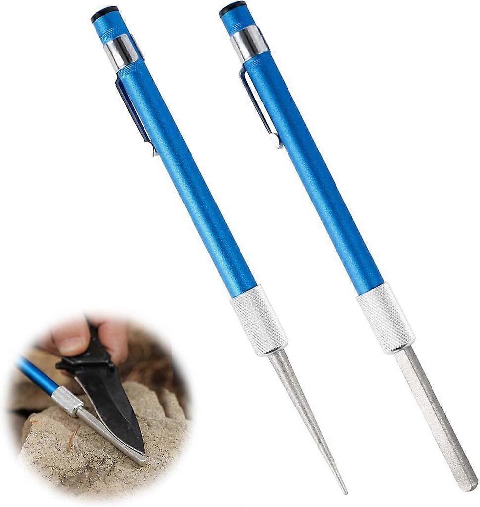 Sharpening Pen, 2 Portable Diamond Sharpeners, Retractable Design