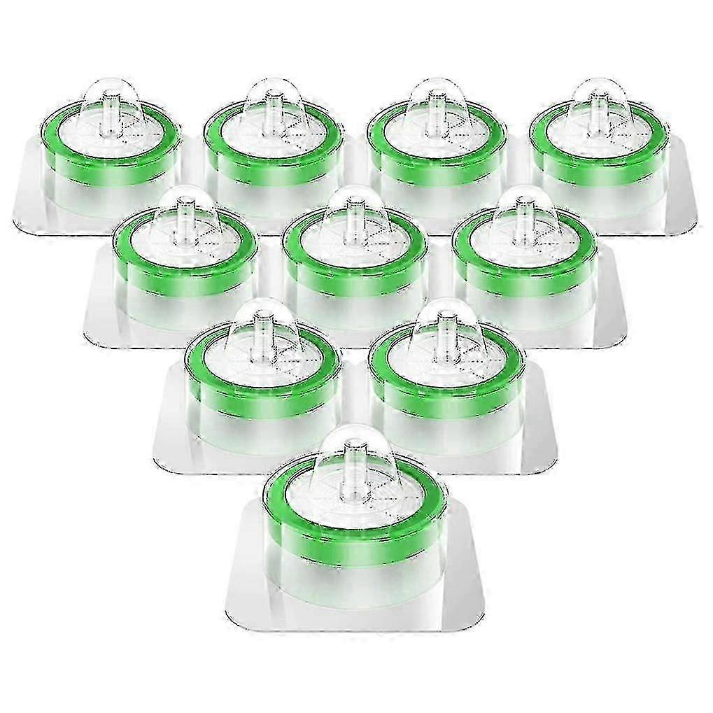Sterile Syringe Filter Pes 10 Pack, 0.22um Pore Size, 33mm Membrane Diameter, Hydrophilic Filtratio f54 2025