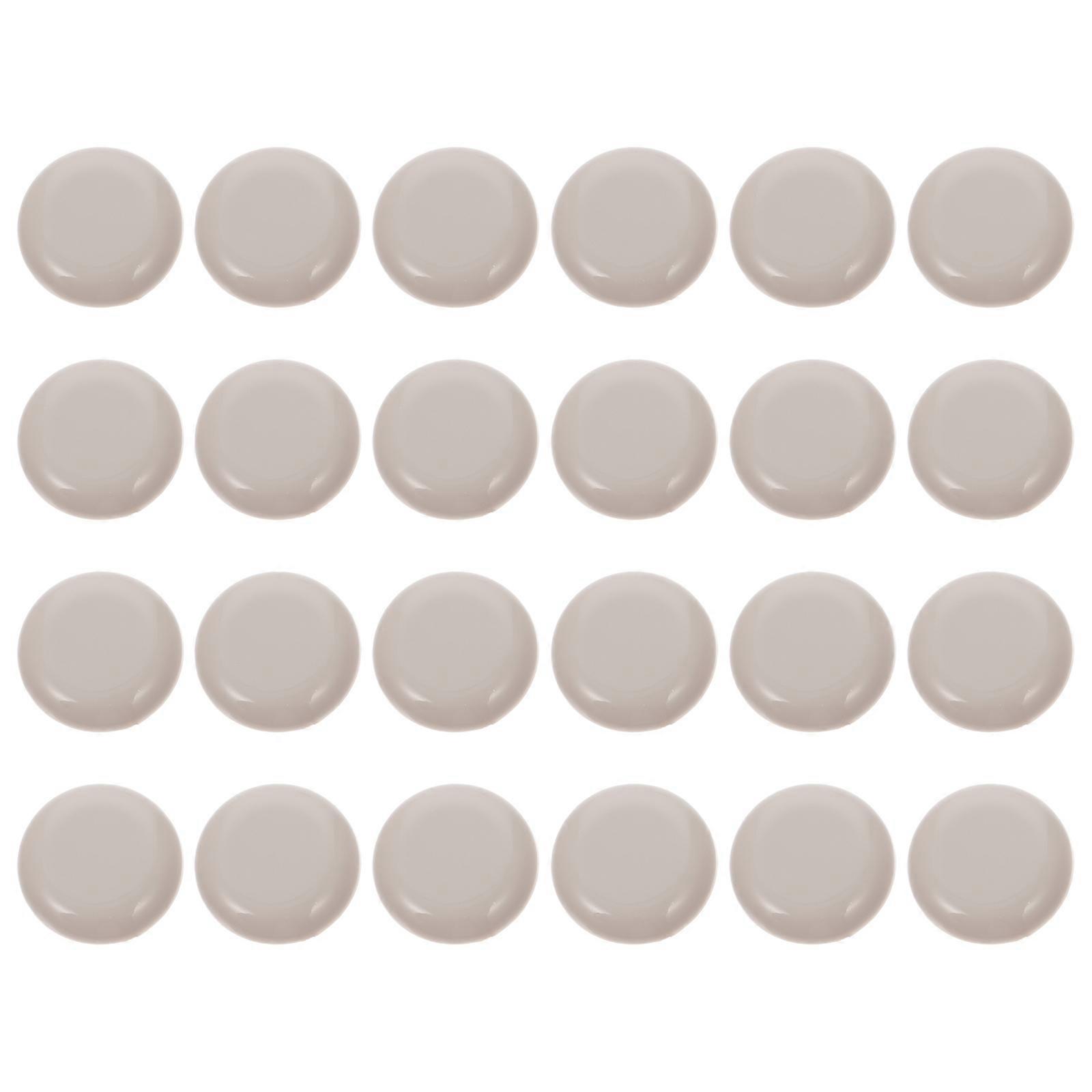 24pcs Heavy Duty Self Adhesive Furniture Sliders – Round Floor Protectors for Chairs & Tables – Durable Non Woven Pads for Quiet, Scratch Resistant