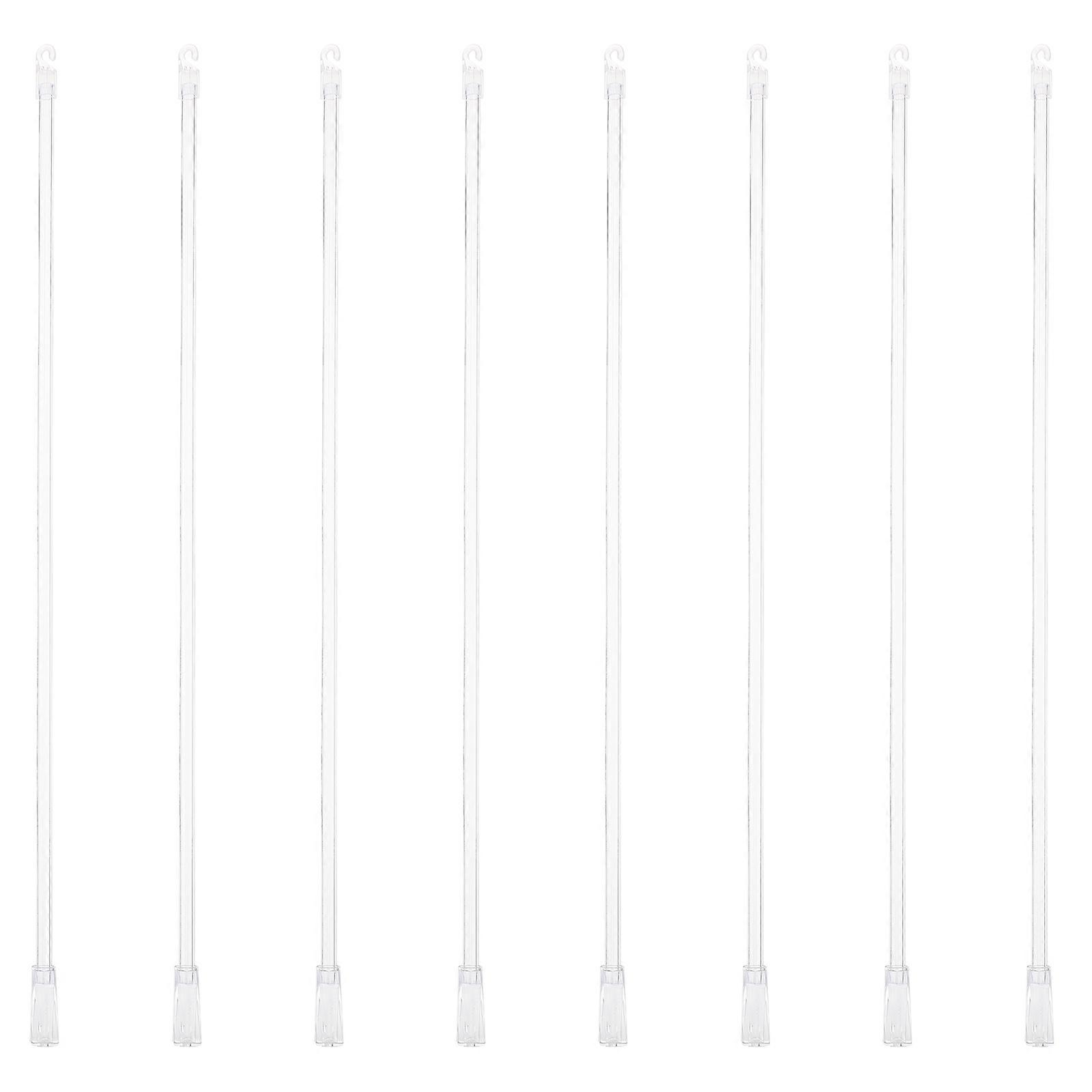 8pcs Transparent Vertical Blinds Pulling Rods   Lightweight, Corrosion Resistant Blinds Accessories for Windows
