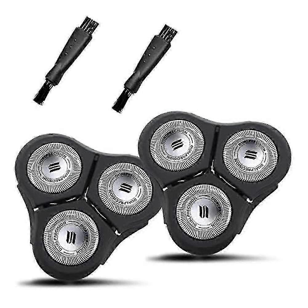 2pack rq11 replacement head for philips sensotouch 2d shavers p