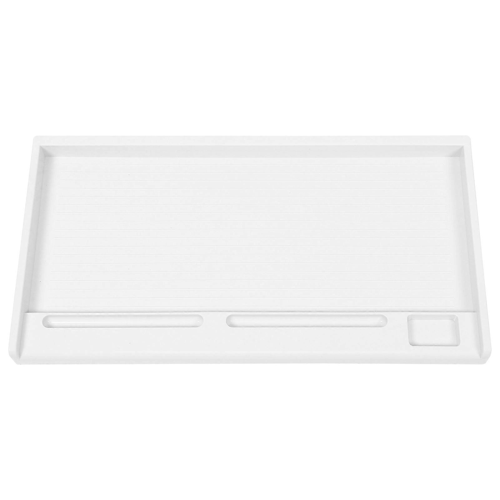 Keyboard Organizer Drawer Under Desk Multi-Use Keyboard Tray Simple Design For Home Office White 51.50X27.00X3.00CM 1Pcs