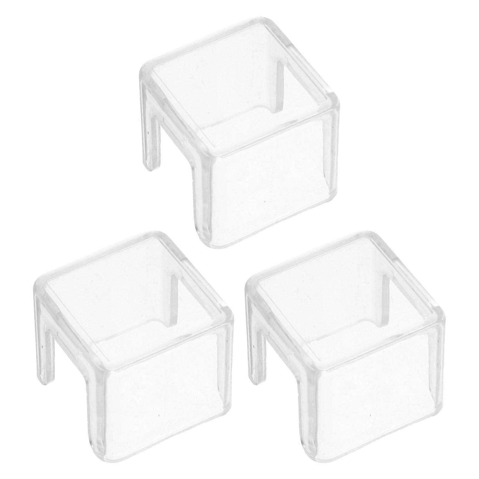 Transparent Acrylic Chalk Case Set for Pool Cue Accessories – Portable Sealed Chalk Box with View for Snooker & Billiard Games