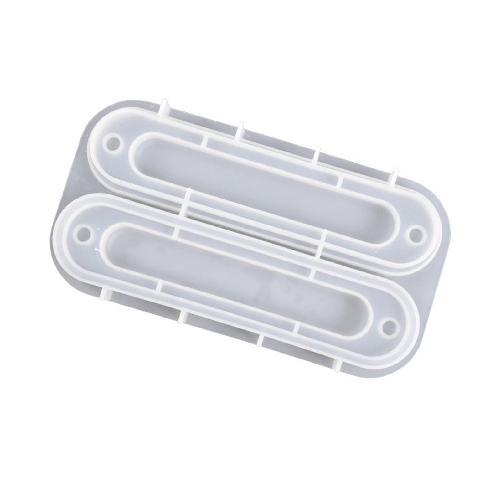 Dice Case Resin Mold with Lids Silicone Dice Storage Box Mold DIY Dices Holder Molds Crystal Epoxy Resin Casting Mold Multicolor