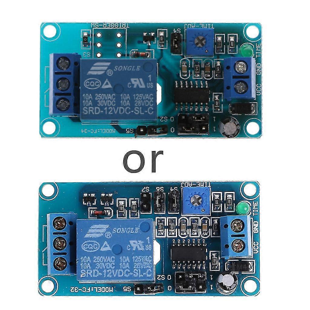 12V für DC Delay Delay Relay Turn On / Delay Turn Off Switch Modul mit Timer SZRH A-F