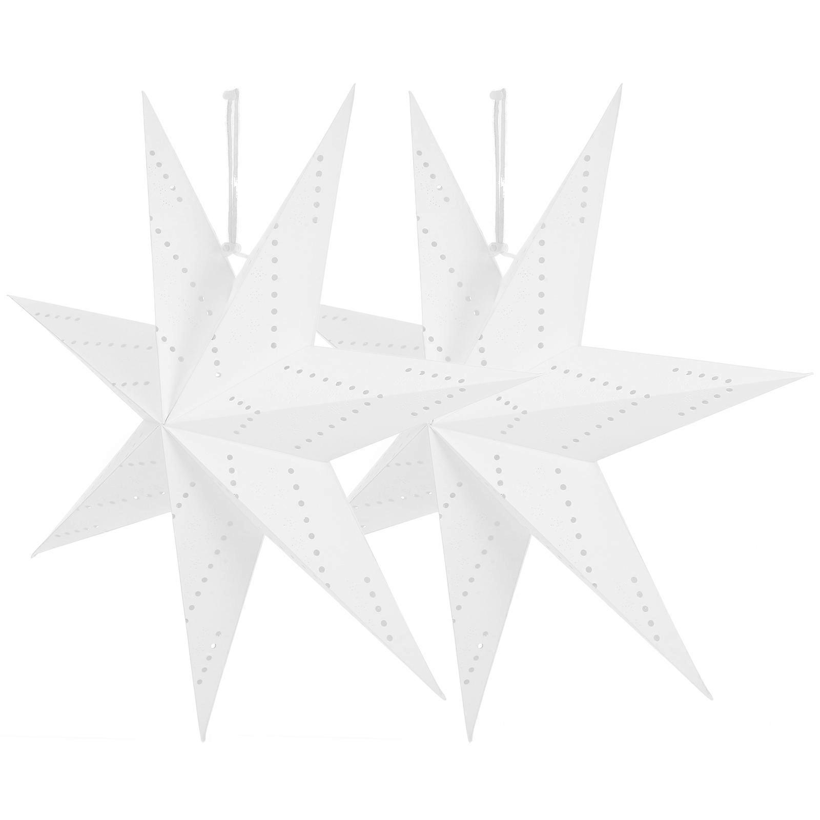 Great! Here's a polished and engaging product description for your **2pcs Paper Star Lantern Lampshades**:

 

✨ **2pcs Paper Star Lantern Lampshades