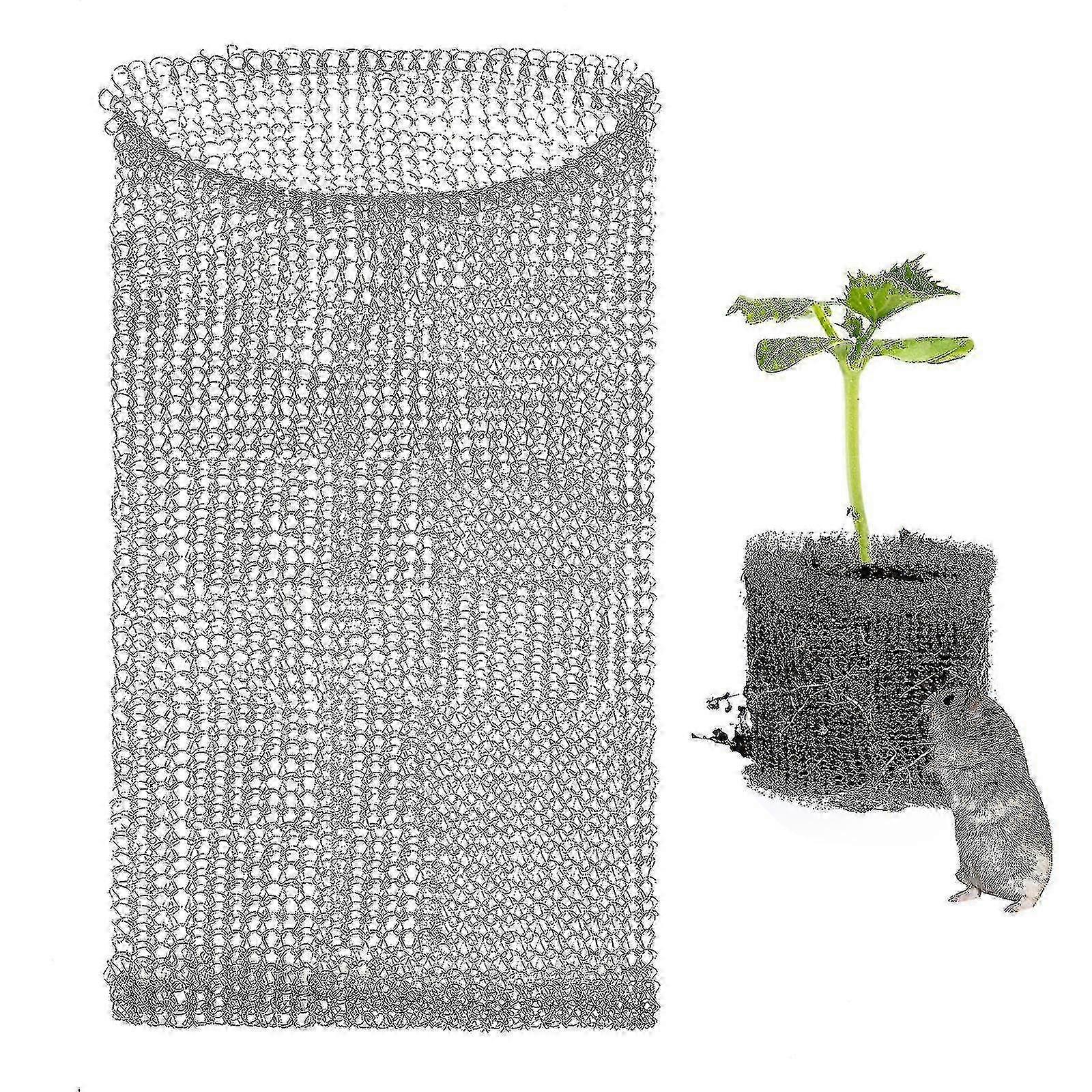 4pcs Stainless Steel Root Guard Baskets for Plants