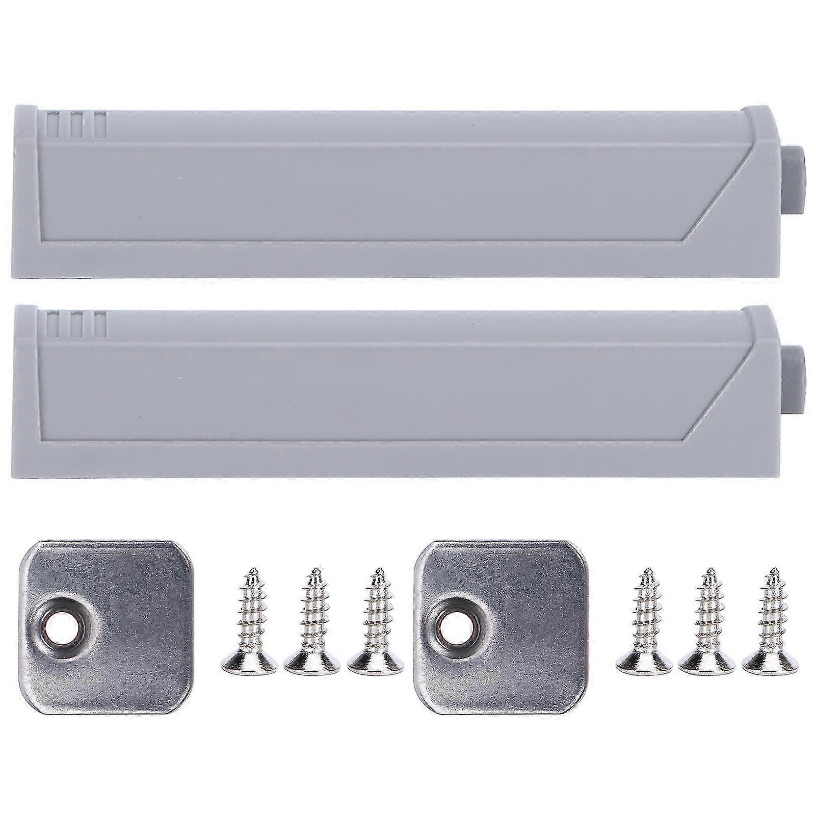 2 Set Magnetic Push Latches Drawer Damper Door Latches Push to Open System Buffer for Cabinet Edition 0620