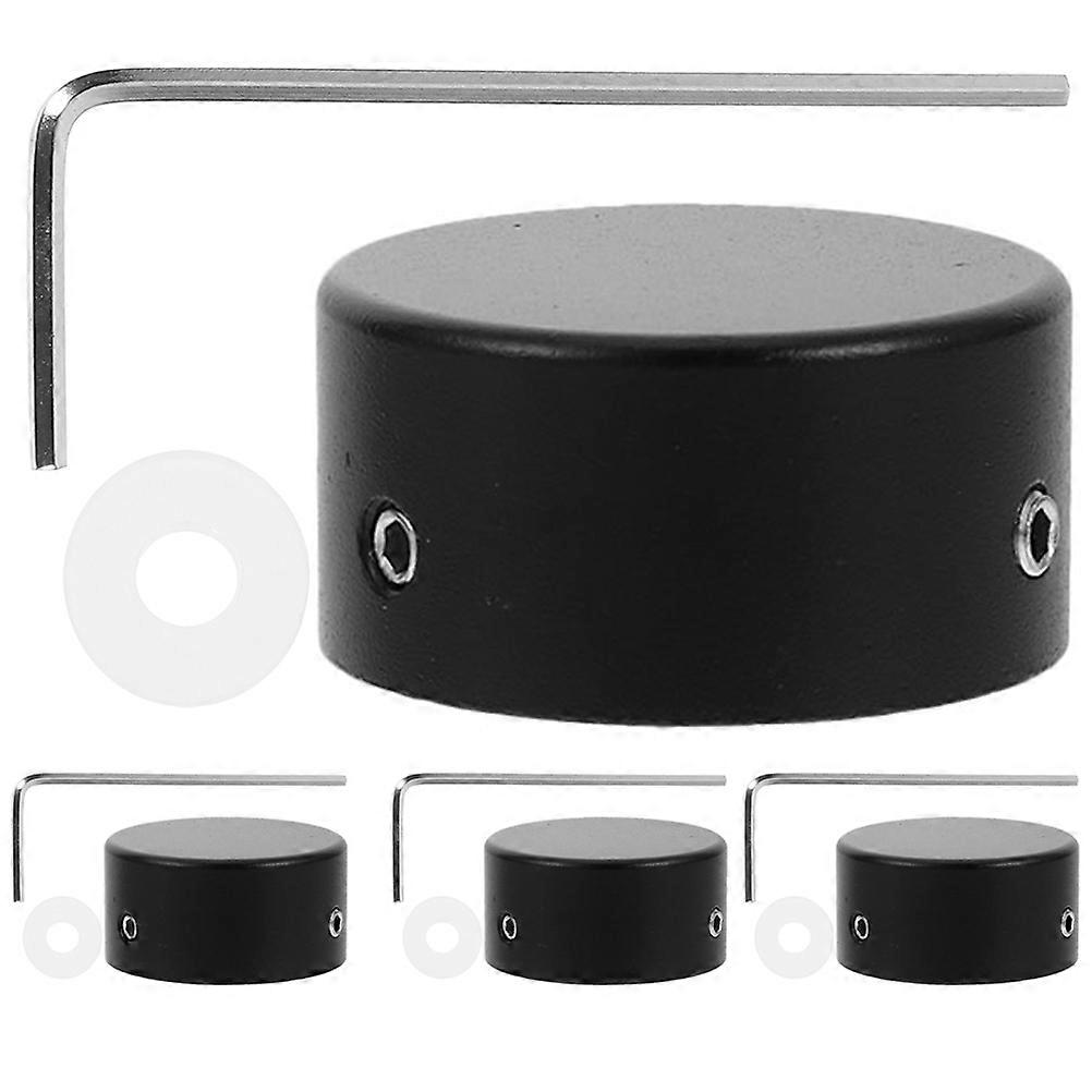 Pedal Footswitch Topper Circular Compact and Lightweight Metal Music Practice Protection Extend Service Life 1Set