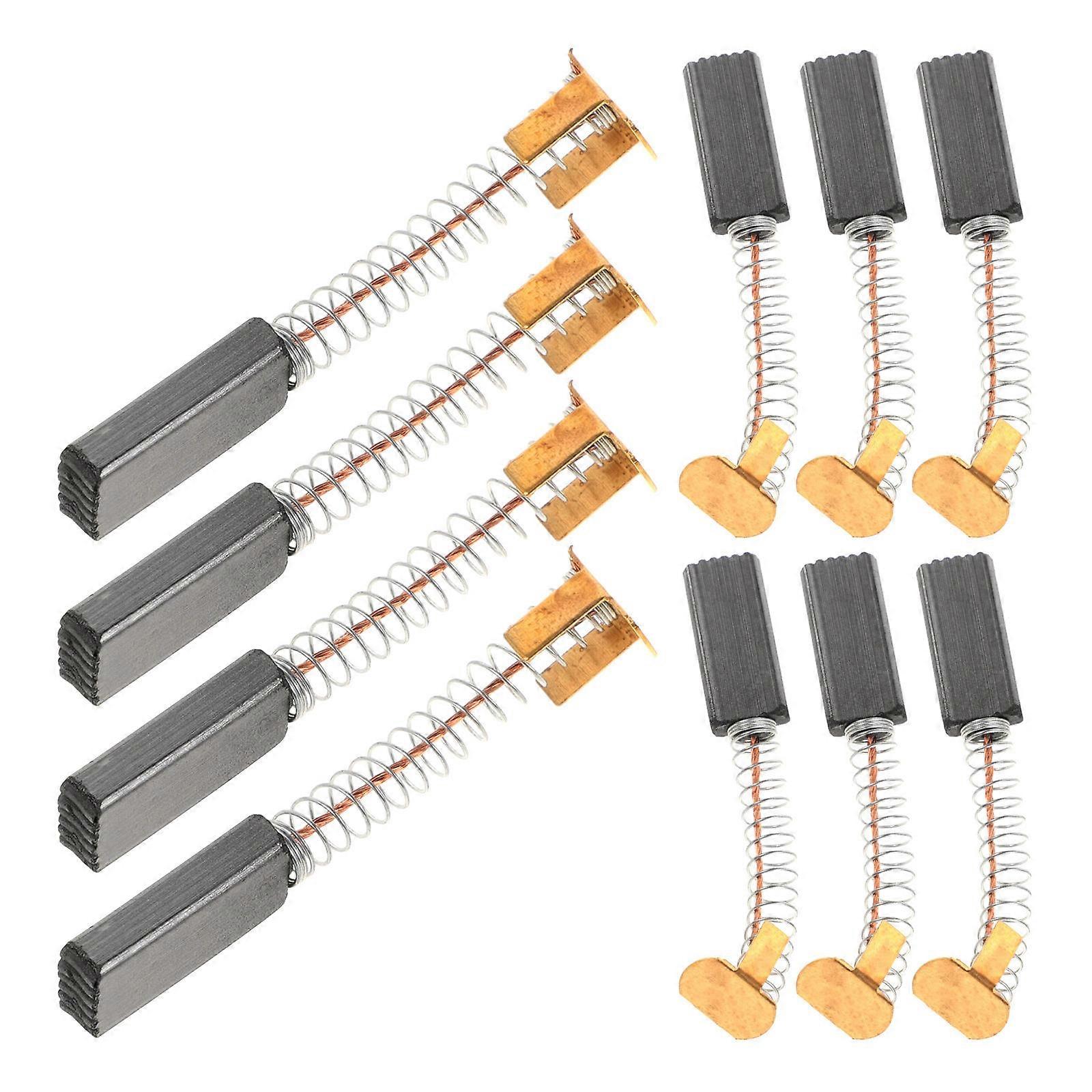 10pcs Carbon Motor Brushes Replacement for Power Tools, Film Sealers & Medical Centrifuges High Wear Resistance