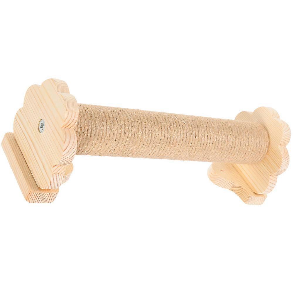 Adorable Scratching Pole Vertical Cat Post for Indoor Play Khaki 45x10cm Scratching 1Set