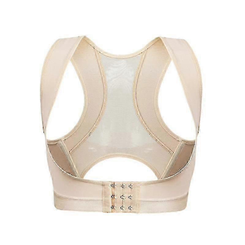 Women's Front Closure Wirefree Post Surgery Plus Size Back Support Posture Bra