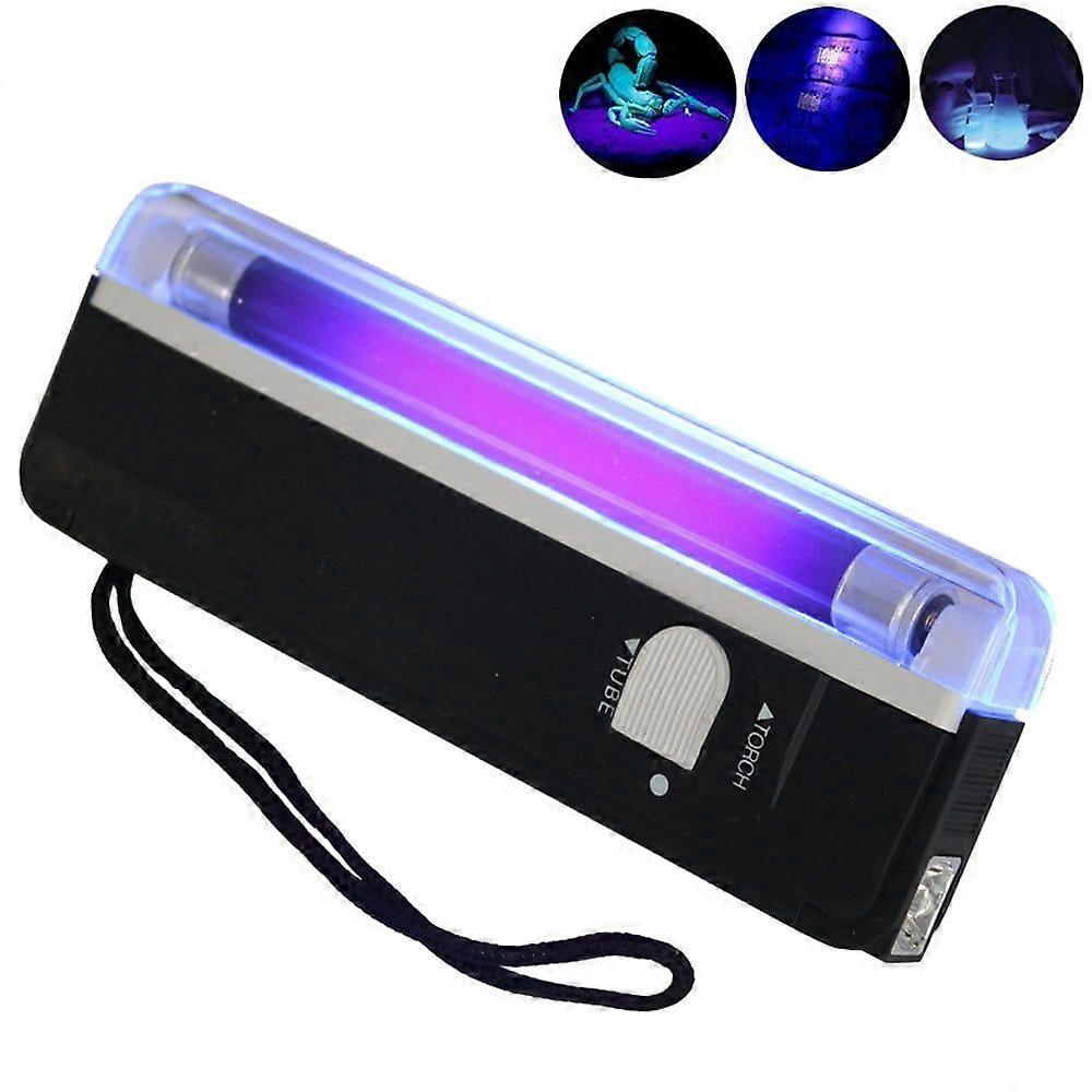 Handheld UV Black Light Torch Portable Blacklight with  Battery