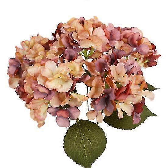 Artificial Flower Eye-catching Non-Wither Beautiful Great All-Purpose Natural Look Simulation Hydrangea for Home
