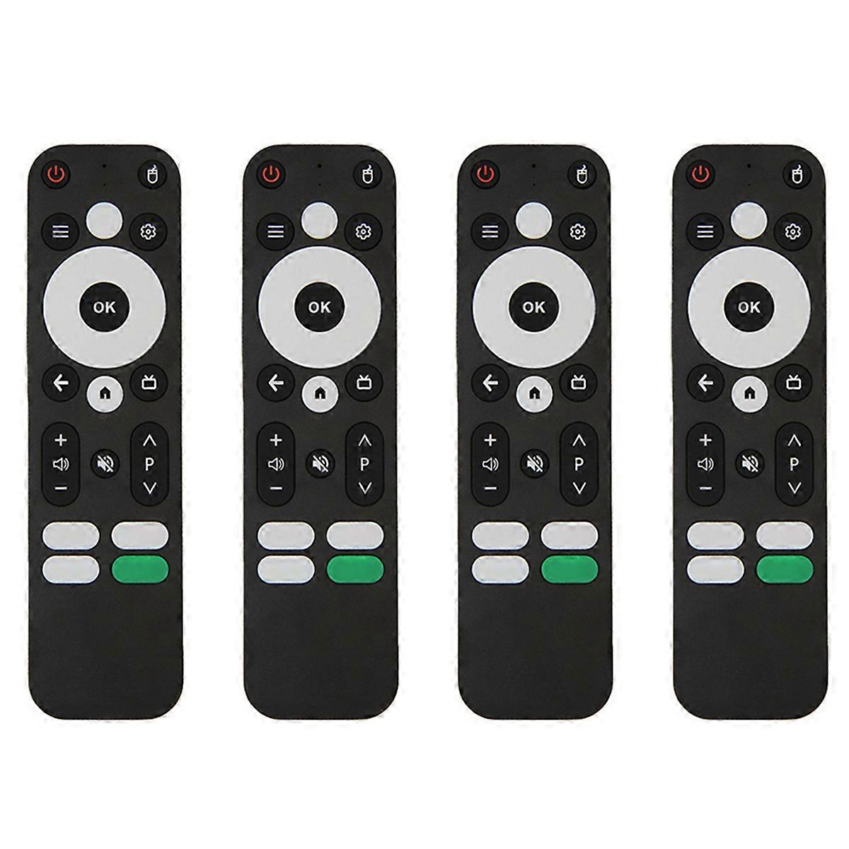 For KM2 KM2 PLUS Android 4K UHD TV Box Voice Remote Black