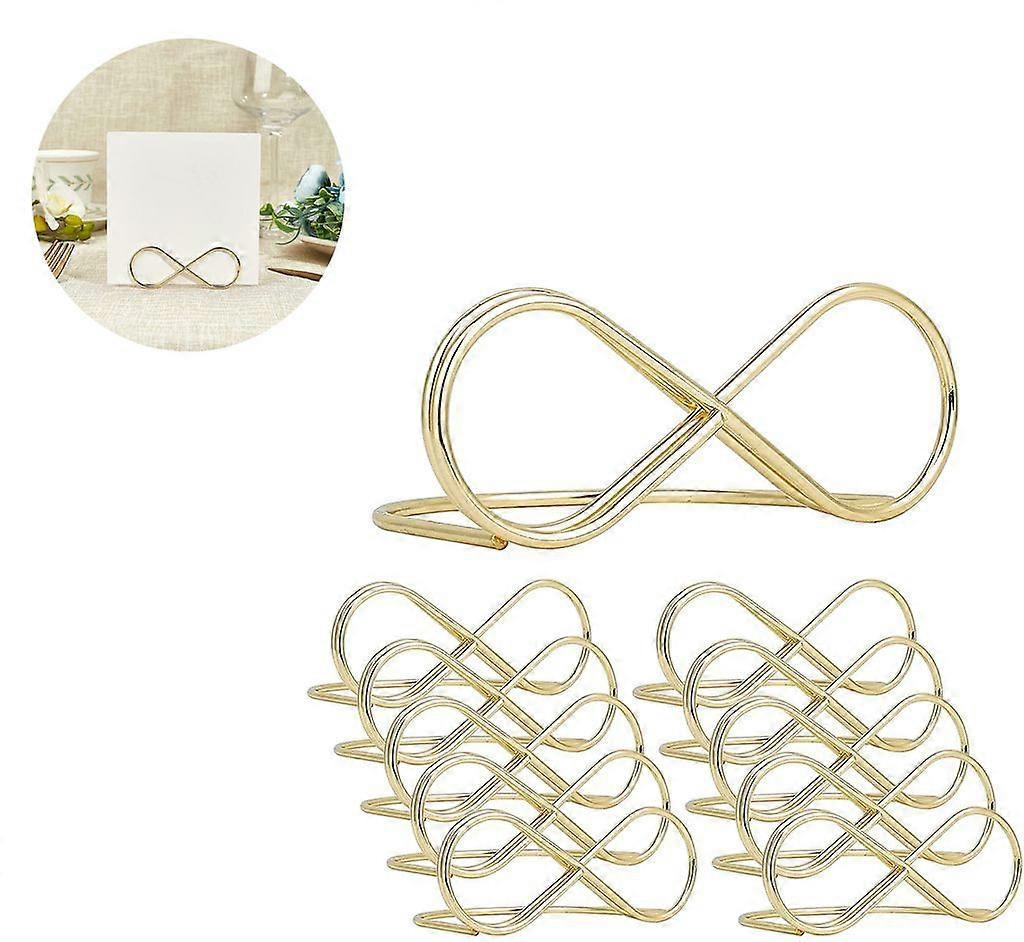 10 Seat Card Holders Wedding Memo Table Number Holders