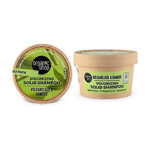Volcanic ash and bamboo volumizing solid shampoo 60 g