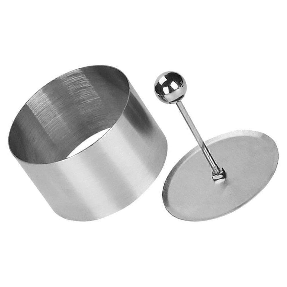 Rice Maker Mould Stainless Steel Tiramisu Shape Round Onigiri Mould for Easy Storage and Meal Prep