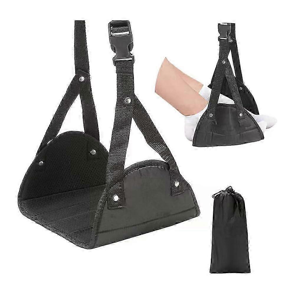 Premium memory foam footrest for long flights (suitable for various brands)