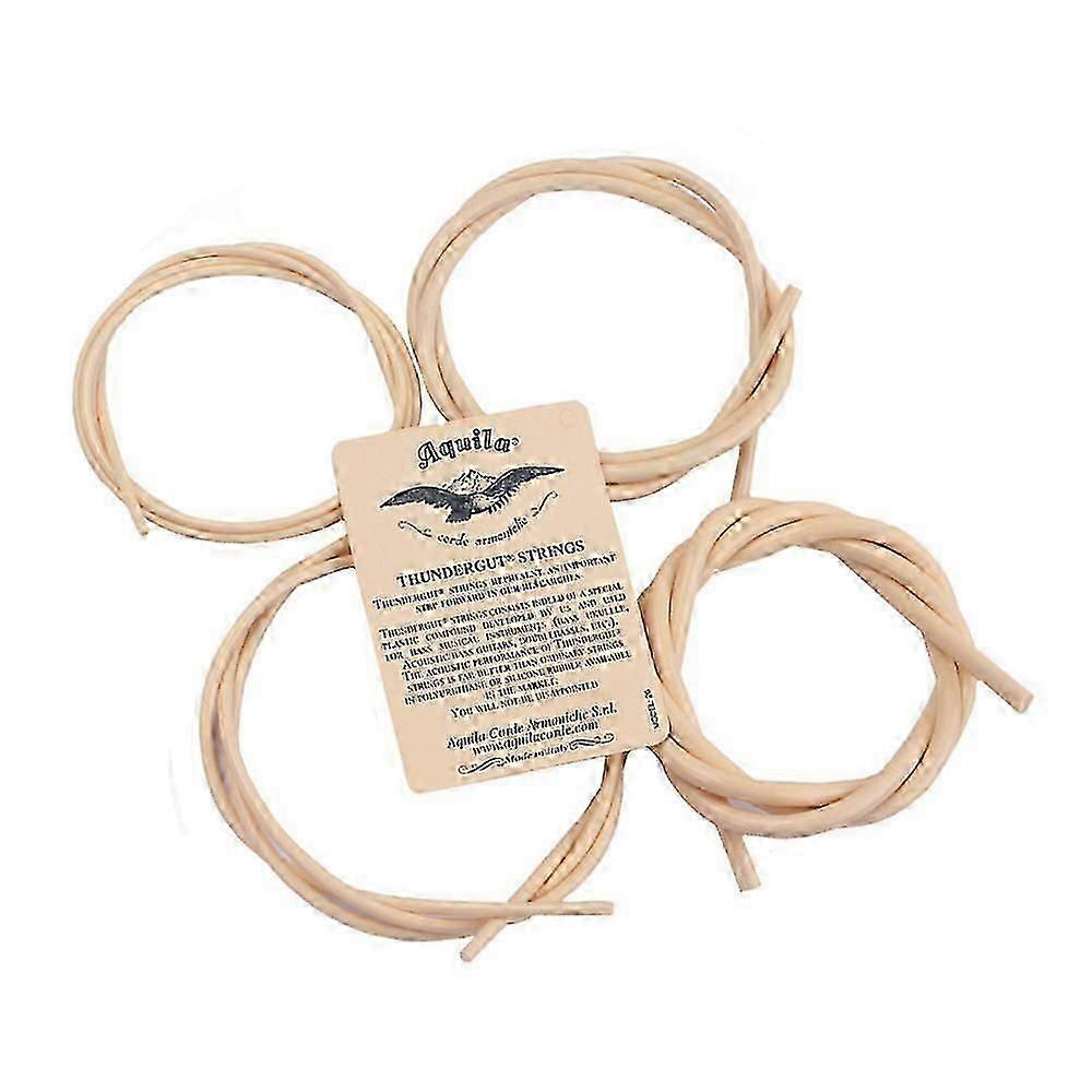 Ukulele Bass Ubass Strings Rubber Mateial, 4pcs/ Set