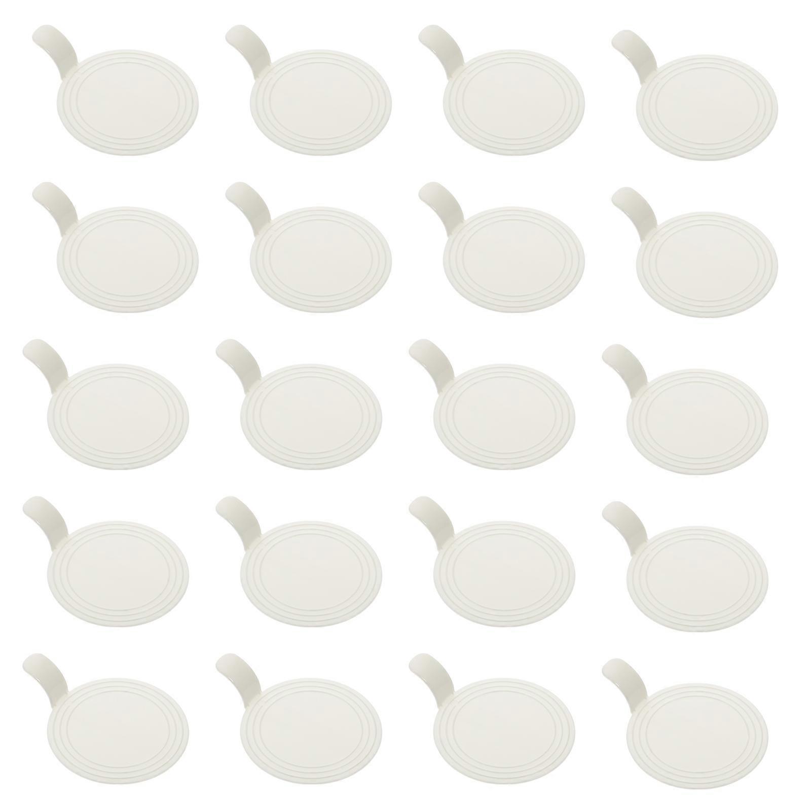 100 Pcs White Cake Boards Dessert Trays for Baking with Smooth Finish and Design