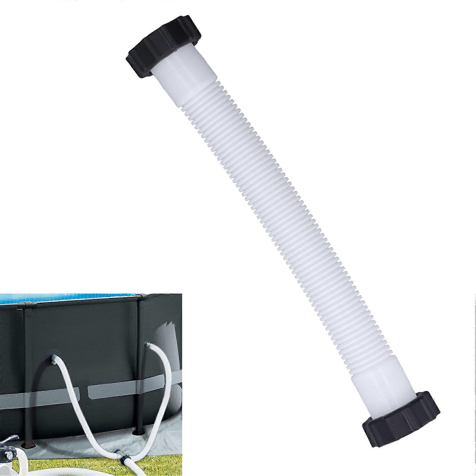 Pool Pump Replacement Hose for 1.5in Diameter Replacement Pool Hose for Above Ground Pools White