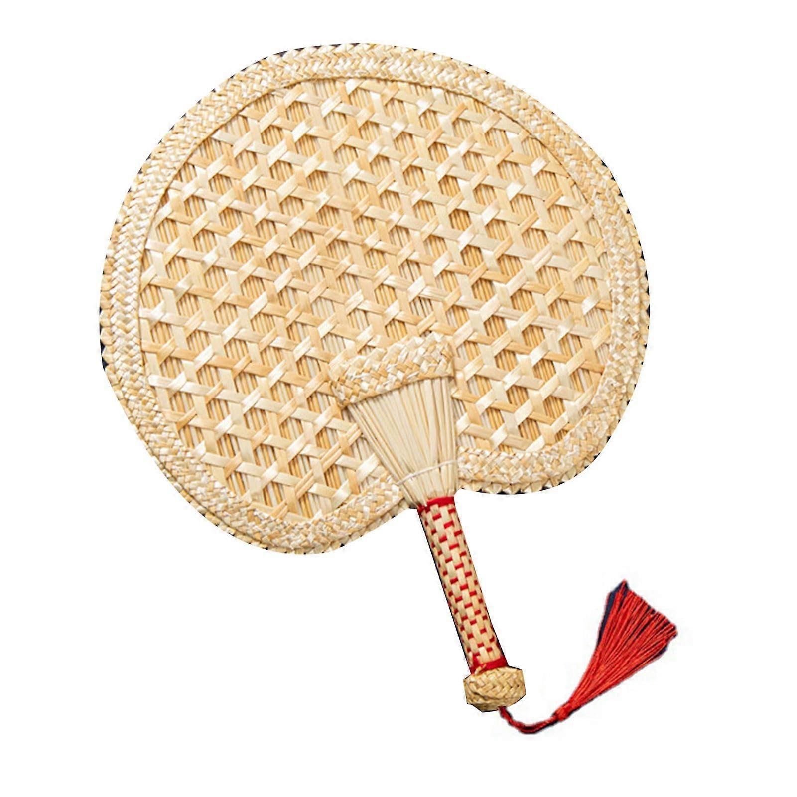 Chinese Handheld Woven Fan, Decorative Home Accessory, Elegant Design, Traditional Style, Multicolor Options