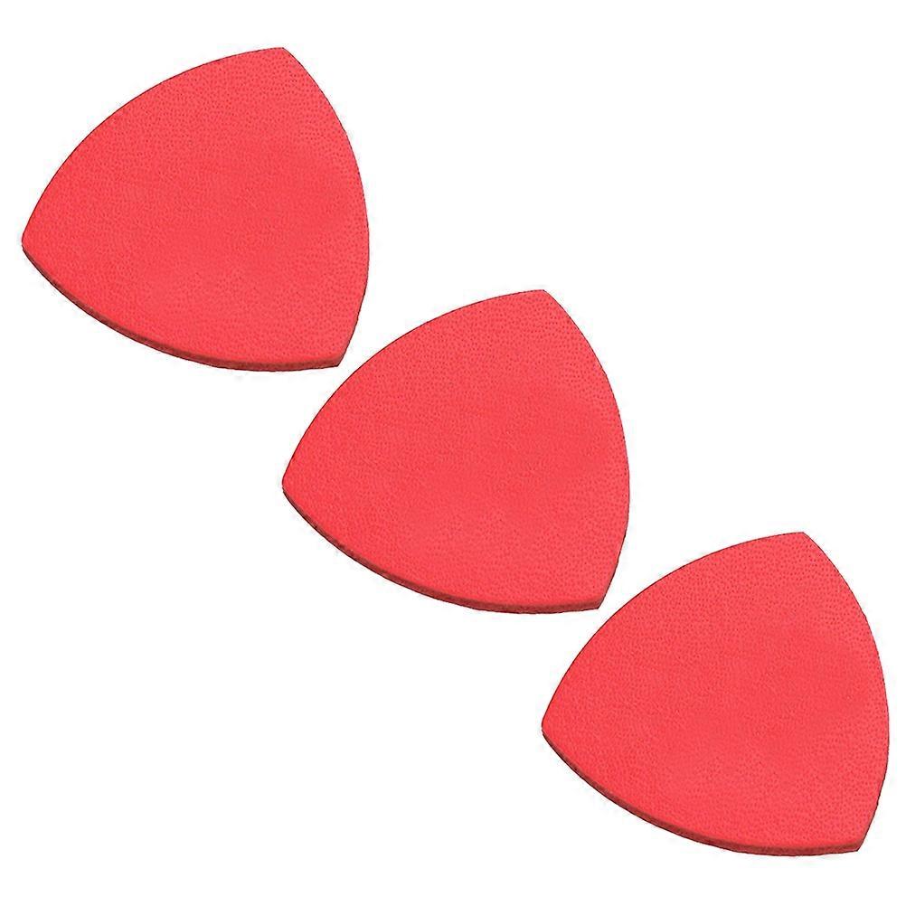 3pcs Guitar Picks for Ukulele, Comfortable Finger Protection & Durable Replacement Plectrums in Paper Box