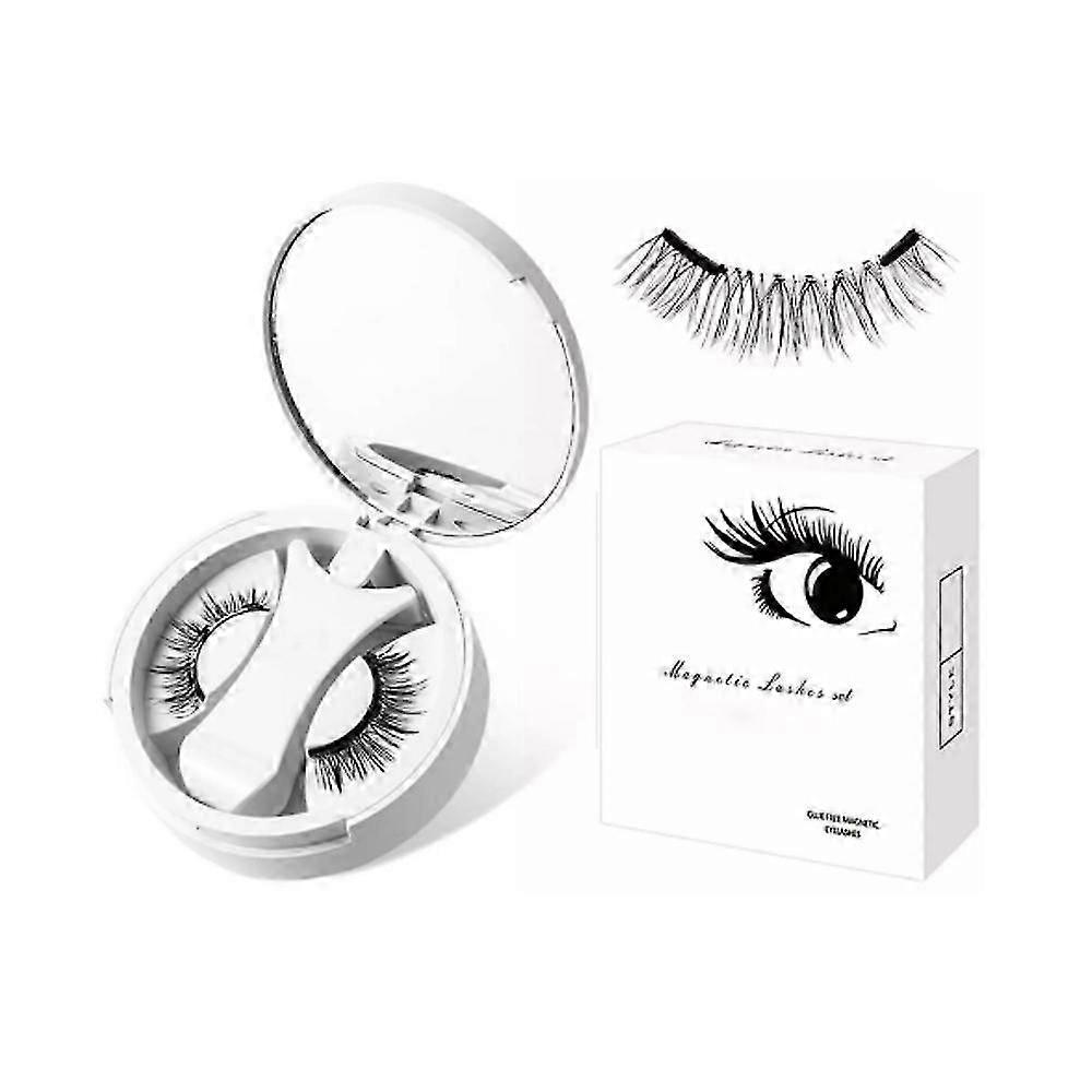 Enjuvie Magnetic Eyelashes with Applicator, Magnetic Eyelashes Without Eyeliner