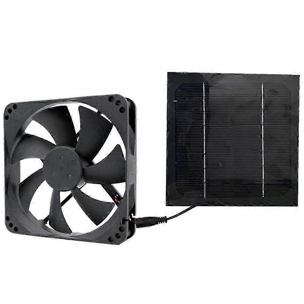 20W 12V Solar Panel Mini Ventilator Fan for Dog Chicken House Greenhouse